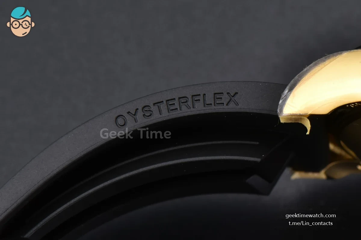 Daytona 116518 YG APSF YG/Black Dial Ceramic Bezel Lume Marker Oysterflex Strap Tungsten Version SH4130