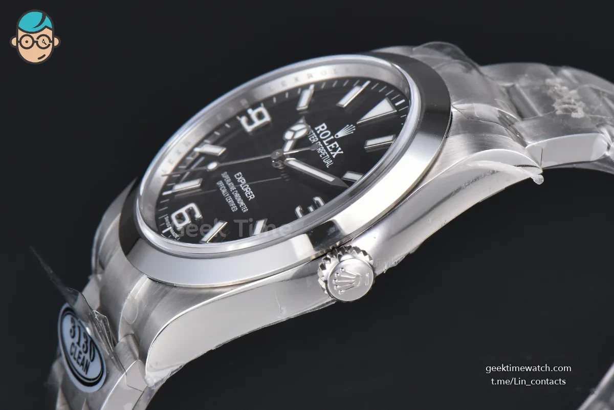 Explorer I 214270 39mm 904L Clean Black Dial SS Bracelet VR3132