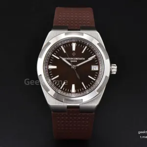 Overseas 4500V 41mm ZF Brown Dial Brown Rubber Strap A5100