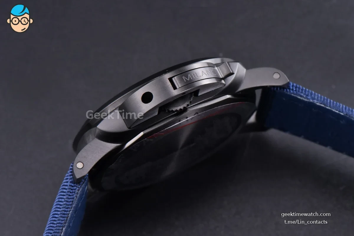 PAM2319 Luminor 1950 Black DLC 44mm VSF Blue Dial Blue Nylon Strap P9010