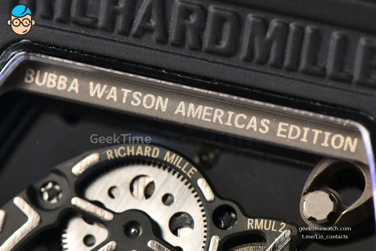 RM055 Ceramic APSF 42.7mm Black Bezel Black Skeleton Dial Black Crown on Black Rubber Strap RMUL2