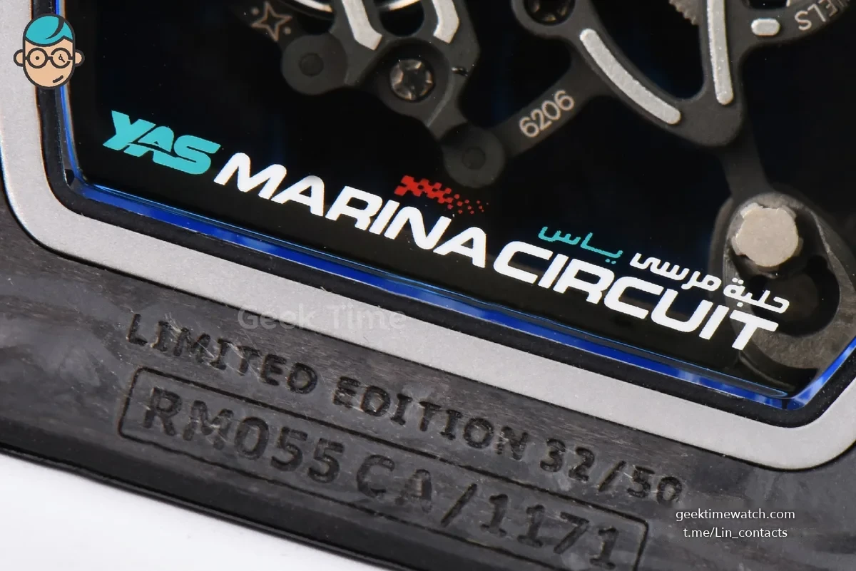 RM055 NTPT ZF Blue Bezel White Crown on White Rubber Strap RMUL2 Super Clone V6